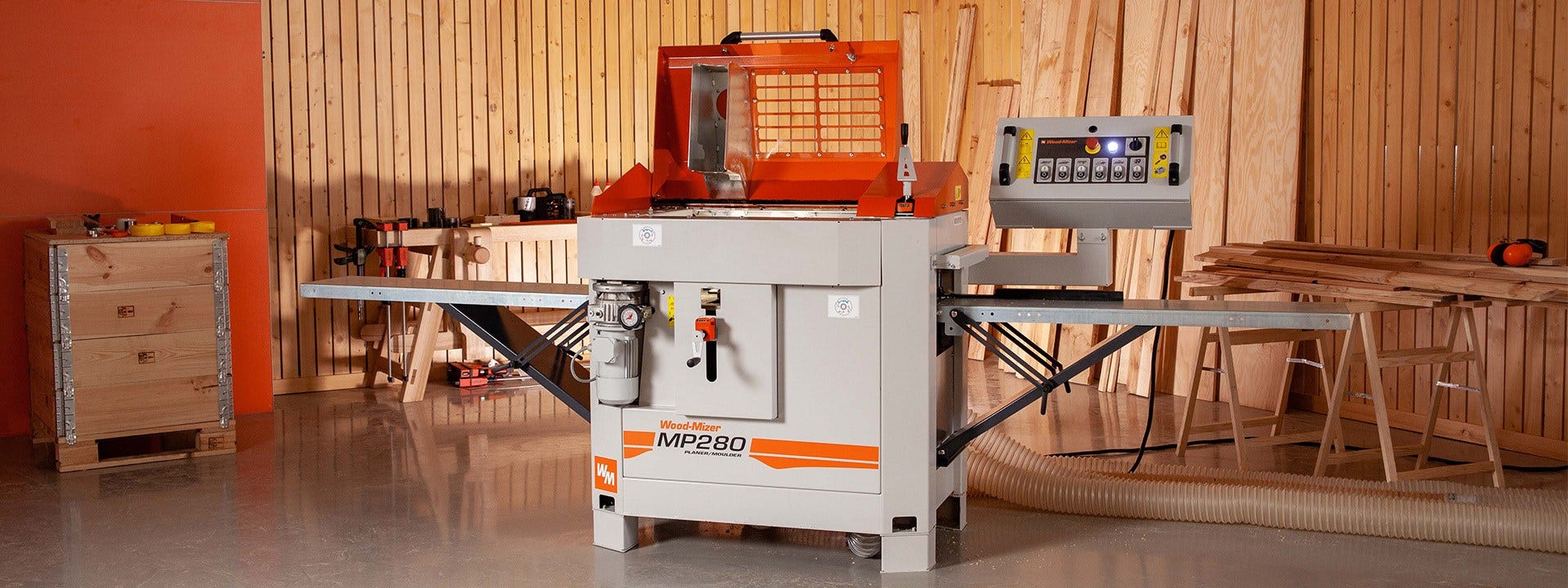 Predstavljamo štiristranski skobeljnik/rezalnik Wood-Mizer MP280