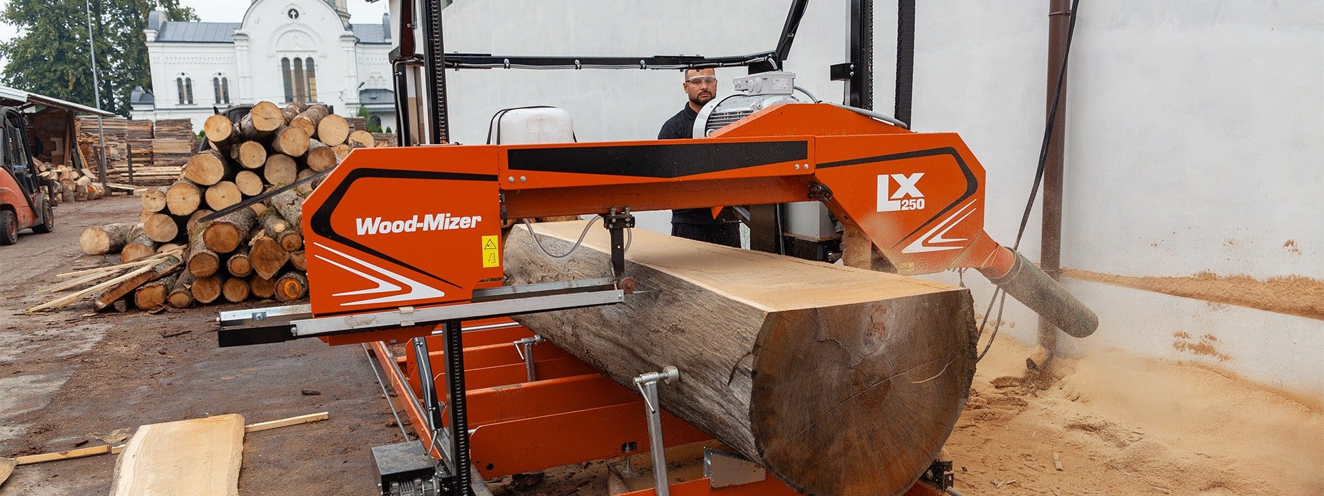 Žaga Wood-Mizer LX250 ustvarja konkurenčno prednost za podjetje, ki se ukvarjajo z žaganjem, na Poljskem