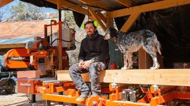 Building Shephard Cabins with Wood-Mizer Machines in the French Alps 