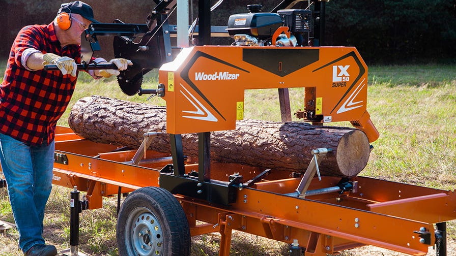 Wood-Mizer LX50 sawmill in mobile version